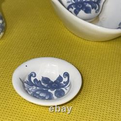 Dolls house miniature 112 ARTISAN porcelain bedroom set by LENHAM POTTERY