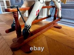 Dolls house miniature 112 ARTISAN rocking horse by D BROGDEN nursery / toys