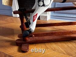 Dolls house miniature 112 ARTISAN rocking horse by D BROGDEN nursery / toys