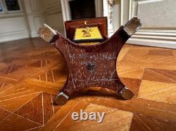 Dolls house miniature 112 ARTISAN sewing / chess table by K MCNICHOLL 1999