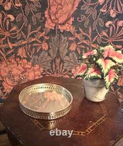Dolls house miniature 112 ARTISAN silver Tray Georgian Style Rare