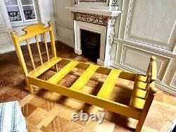 Dolls house miniature 112 ARTISAN single bed + mattress by IAN HOLORAN