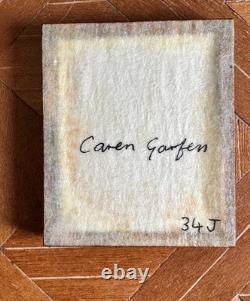 Dolls house miniature 112 ARTISAN small needlework sampler by CAREN GARFEN