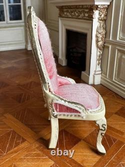 Dolls house miniature 112 ARTISAN sofa settee chair set