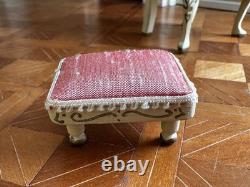 Dolls house miniature 112 ARTISAN sofa settee chair set