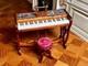 Dolls House Miniature 112 Artisan Spinet / Piano By Brian Masters