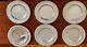 Dolls House Miniature 112 Artisan Sterling Silver Dinner Plates X 6