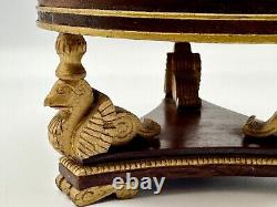 Dolls house miniature 112 ARTISAN stunning Griffin leg round table