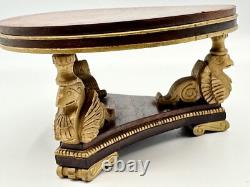 Dolls house miniature 112 ARTISAN stunning Griffin leg round table