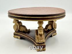 Dolls house miniature 112 ARTISAN stunning Griffin leg round table