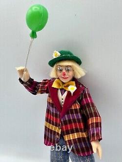 Dolls house miniature 112 ARTISAN stunning clown doll
