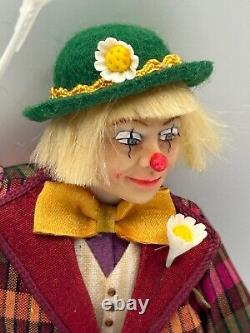 Dolls house miniature 112 ARTISAN stunning clown doll