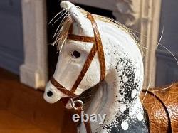 Dolls house miniature 112 ARTISAN superb rocking horse nursery, toys