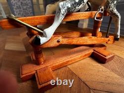 Dolls house miniature 112 ARTISAN superb rocking horse nursery, toys