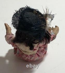 Dolls house miniature 112 ARTISAN urchin waif girl doll by JILL BENNETT