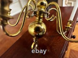 Dolls house miniature 112 ARTISAN vintage 5-arm chandelier by ALEC ROTHWELL