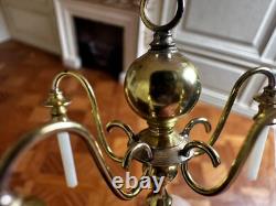 Dolls house miniature 112 ARTISAN vintage 5-arm chandelier by ALEC ROTHWELL