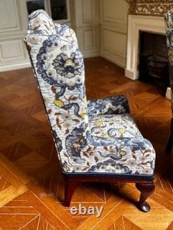 Dolls house miniature 112 ARTISAN vintage armchairs x 2 by BARRY NORBURY 1989