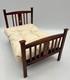 Dolls House Miniature 112 Artisan Vintage Bed + Mattress By Dennis Jenvey 1983