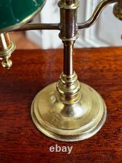 Dolls house miniature 112 ARTISAN vintage brass oil lamp by ALEC ROTHWELL