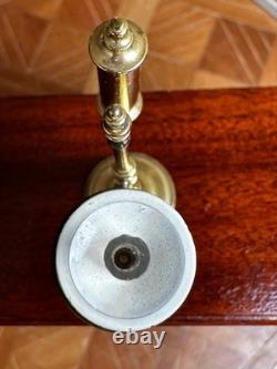 Dolls house miniature 112 ARTISAN vintage brass oil lamp by ALEC ROTHWELL