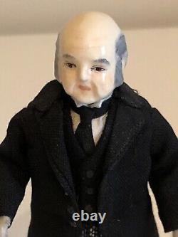 Dolls house miniature 112 ARTISAN vintage butler doll by JUDITH CIPKIN