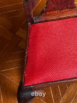 Dolls house miniature 112 ARTISAN vintage chair by M A CHANDLER 1984