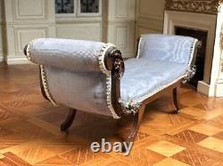 Dolls house miniature 112 ARTISAN vintage chaise longue by JOAN INCE 1986