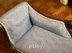 Dolls house miniature 112 ARTISAN vintage chaise longue by JOAN INCE 1986
