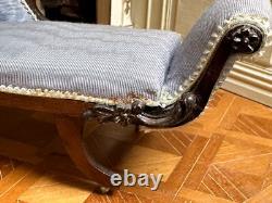 Dolls house miniature 112 ARTISAN vintage chaise longue by JOAN INCE 1986