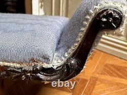 Dolls house miniature 112 ARTISAN vintage chaise longue by JOAN INCE 1986