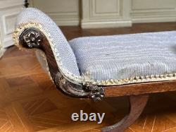 Dolls house miniature 112 ARTISAN vintage chaise longue by JOAN INCE 1986