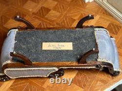 Dolls house miniature 112 ARTISAN vintage chaise longue by JOAN INCE 1986