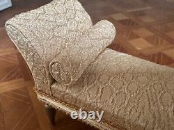 Dolls house miniature 112 ARTISAN vintage chaise longue by LYNTEL