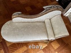 Dolls house miniature 112 ARTISAN vintage chaise longue by LYNTEL 1993