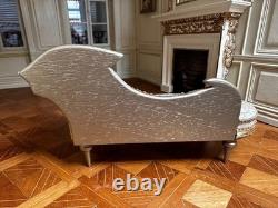 Dolls house miniature 112 ARTISAN vintage chaise longue by LYNTEL 1993