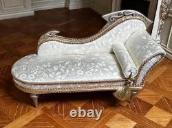 Dolls house miniature 112 ARTISAN vintage chaise longue by LYNTEL 1993