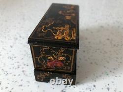 Dolls house miniature 112 ARTISAN vintage chest by JUDITH DUNGER