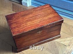 Dolls house miniature 112 ARTISAN vintage chest trunk by JOHN WILSON FINN