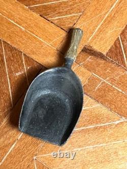Dolls house miniature 112 ARTISAN vintage copper coal scuttle + shovel