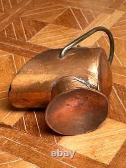 Dolls house miniature 112 ARTISAN vintage copper coal scuttle + shovel