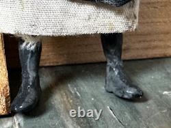 Dolls house miniature 112 ARTISAN vintage girl urchin doll by JILL BENNETT