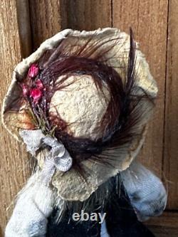 Dolls house miniature 112 ARTISAN vintage girl urchin doll by JILL BENNETT
