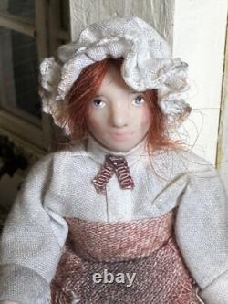 Dolls house miniature 112 ARTISAN vintage maid doll by JILL BENNETT