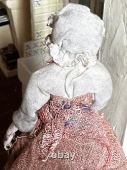 Dolls house miniature 112 ARTISAN vintage maid doll by JILL BENNETT