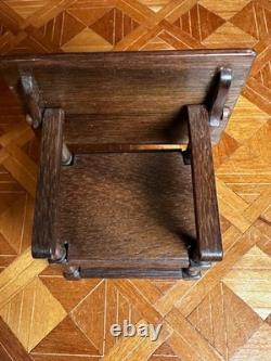 Dolls house miniature 112 ARTISAN vintage metamorphic table / chair