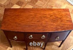 Dolls house miniature 112 ARTISAN vintage sideboard by DENNIS JENVEY 1986