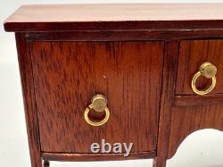 Dolls house miniature 112 ARTISAN vintage sideboard by DENNIS JENVEY 1986