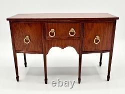Dolls house miniature 112 ARTISAN vintage sideboard by DENNIS JENVEY 1986