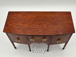 Dolls house miniature 112 ARTISAN vintage sideboard by DENNIS JENVEY 1986
